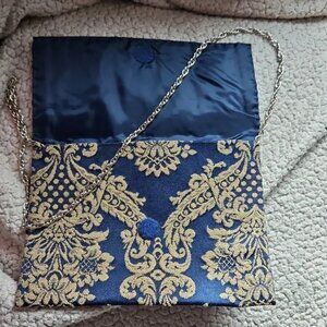 BEAUTIFUL handmade clutch with chain